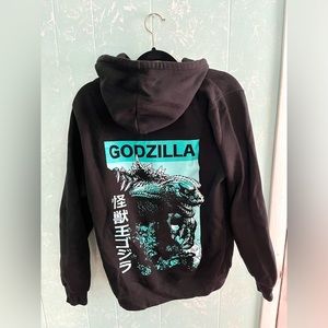 Black Godzilla Kanji hoodie